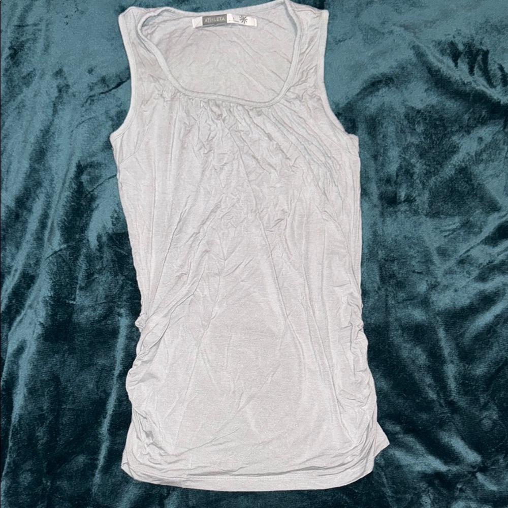 Gray Sleeveless Top